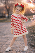 A charming heart dress knitting pattern PDF designed for stylish little girls. This romantic handmade knit features delicate heart details and a timeless silhouette perfect for special occasions and everyday elegance.
